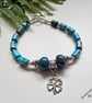 Designer Turquoise Blue Imperial Jasper Bracelet  - Image 5