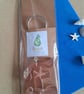 Shells in resin initial keyring letter  E - Image 3