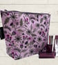Makeup bags thistles,leavesand bees