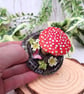 Red Toadstool Cottagecore Home Decor - Mushroom Ornament - Made to Order - Image 2