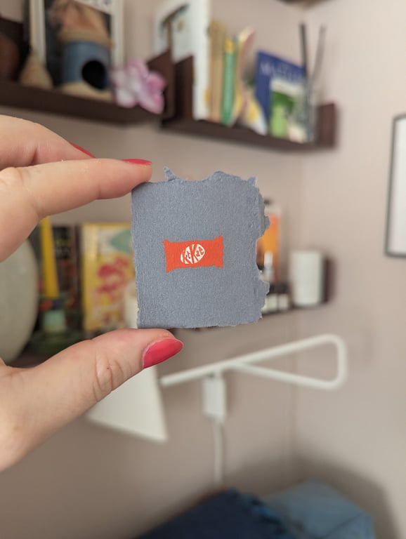 Original micro painting kitkat retro sweets chocolate