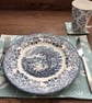 Seafoam Blue Placemat. Bird, Floral Scandi Style. Table Mats. - Image 2
