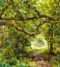 A4 Print Of Gooderstone Water Gardens Trees Norfolk
