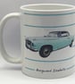 Borgward Isabella 1960 - 11oz Ceramic Mug - Plain or Stripe Design - Image 6