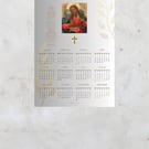 Orthodox Christian Wall Calendar 2026 High Quality Paper Printed 