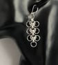Sterling Silver Chainmaille Earrings - Image 6