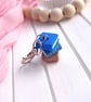 Blue Book Stack Keyring, Book Lover, Bookish Accessories & Gifts