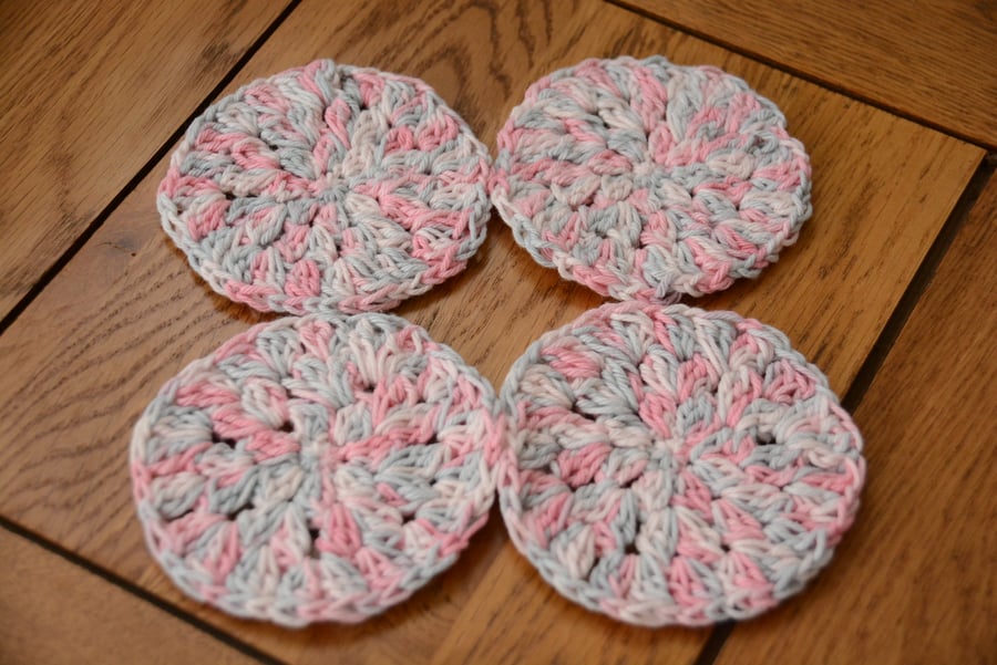 Face Scrubbies - Pack of 4 Pink