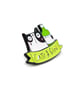 Cats and Gin enamel pin badge  - Image 3