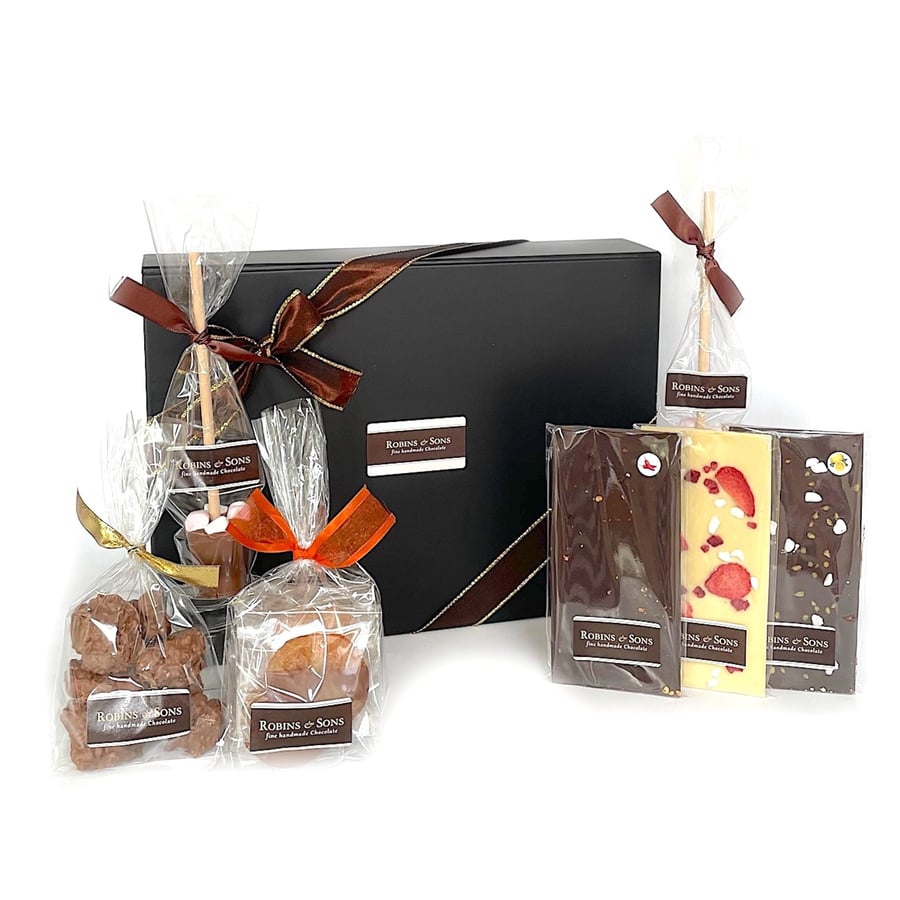 Luxury Belgian Chocolate Selection Box - Assorted milk, white & dark chocolate. 