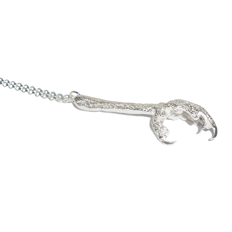 Sterling Silver Bird Claw Pendant - Large