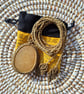 Orange Calcite Macrame Pendant  - Image 7