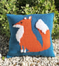 Knitting Pattern for a Fox Cushion using Aran or Worsted Wool.  Digital Pattern - Image 6