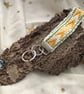 Hand Woven Key Fob with "Moon" planet embellishment Orb  - Image 2