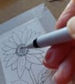 Sunflower - Original ACEO - Image 2