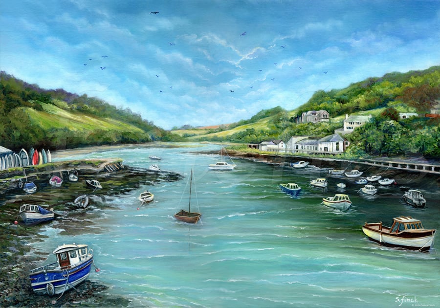 Looe Estuary - Limited Edition Giclée Print