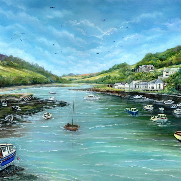 Looe Estuary - Limited Edition Giclée Print