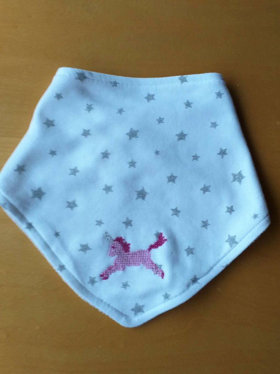 Unicorn Dribble Bib