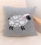 Knitting Pattern for "I Love Sheep" Cushion.  Digital Pattern - Image 3
