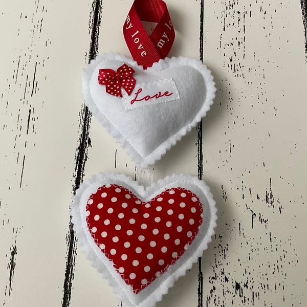 Handmade Hanging Heart Decoration 