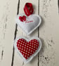 Handmade Hanging Heart Decoration 