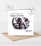 Fairy Gothic Rose Moon Happy Birthday Card