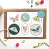 Decorative Bird & Insects Sticker Sheet