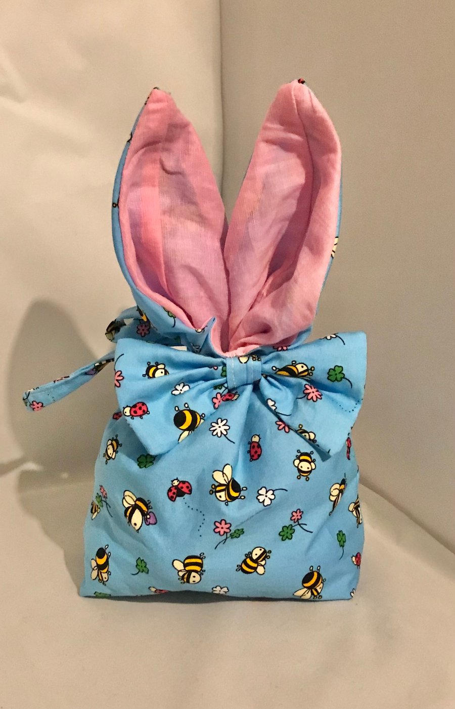 Bunny Ears Fabric Gift Bag 