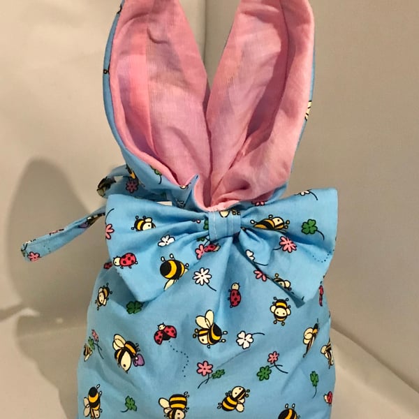 Bunny Ears Fabric Gift Bag 