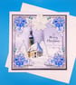 Religious Christmas Card, Large, Handmade