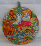 Colourful Jungle Design Fabric-Covered Cork Pinboard - Image 2