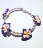Pretty Flower Beaded Bracelet - UK Free Post - Image 2