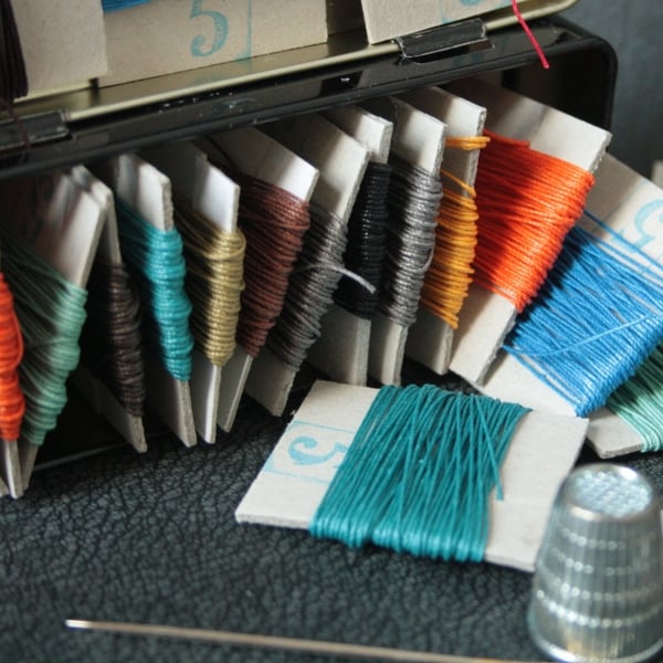 10m of Lin Cablé No. 432, French Waxed Linen Thread, Harness Making