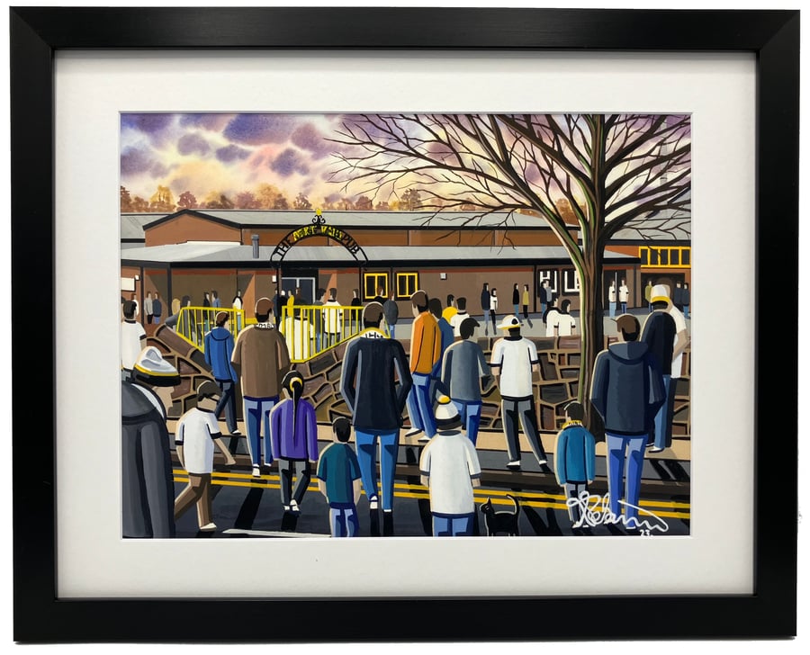 Port Vale, Vale Park Stadium High Quality Framed Football Art Print