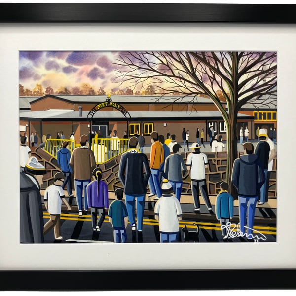 Port Vale, Vale Park Stadium High Quality Framed Football Art Print