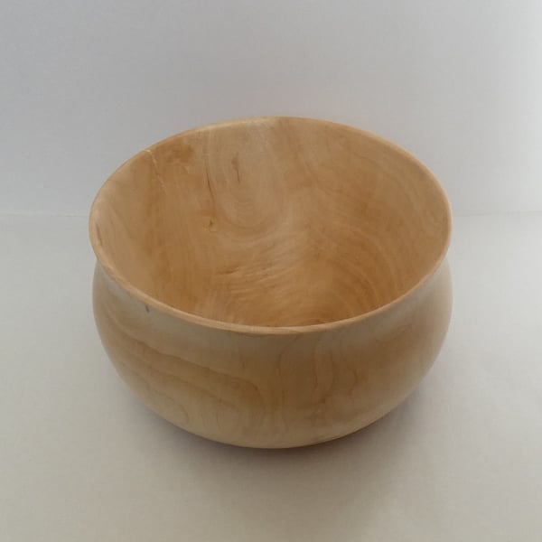 Eco Friendly Wood turned Sycamore Wooden Bowl