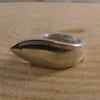 Upcycled Silver Plated Gothic Spoon Handle Ring SPR111802