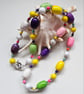 Artisan Colourful Howlite Necklace  - Image 3