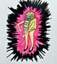 Robot print - Robot art print - Surreal print  - Robot - Fun print - Comic print - Image 1