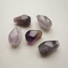 5  Amethyst Faceted Nugget Beads 