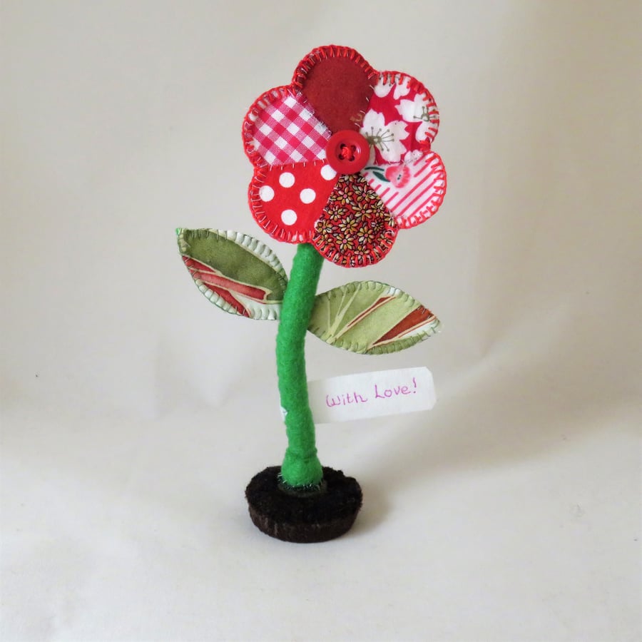 Flower Valentine Greeting - With Love