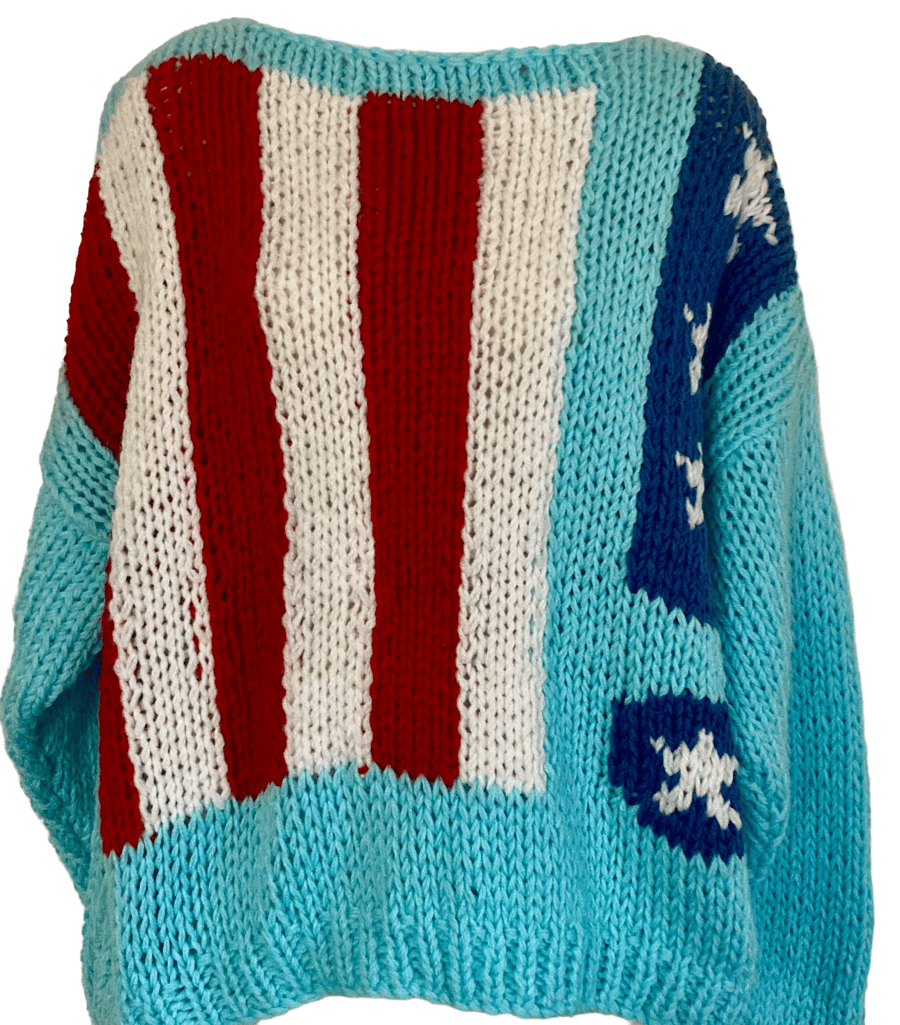 THE PATRIOT Oversized Super Chunky Sweater 