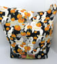 Halloween Trick or Treat Bag Ghost Pumpkin Cotton Tote Reusable Kids Bag