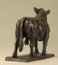 Walking Bull Animal Statue Small Bronze Ornament Bronze Resin Sculpture Bull - Image 6