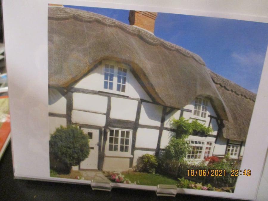 Thatched House Card