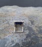 BOLD Lapis Lazuli Statement Ring Sterling silver 925 Handmade Artisan - Image 5