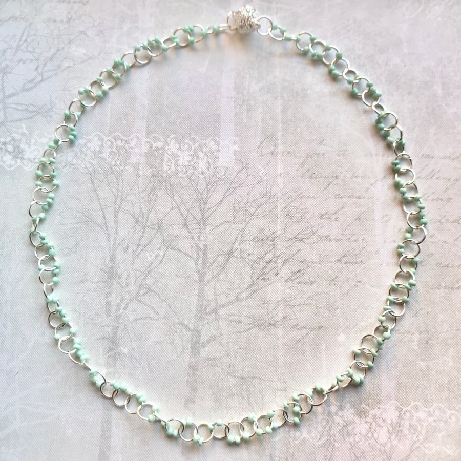 Beaded Link Necklace
