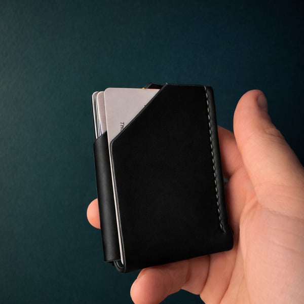 Handmade  Leather Card Holder Wallet