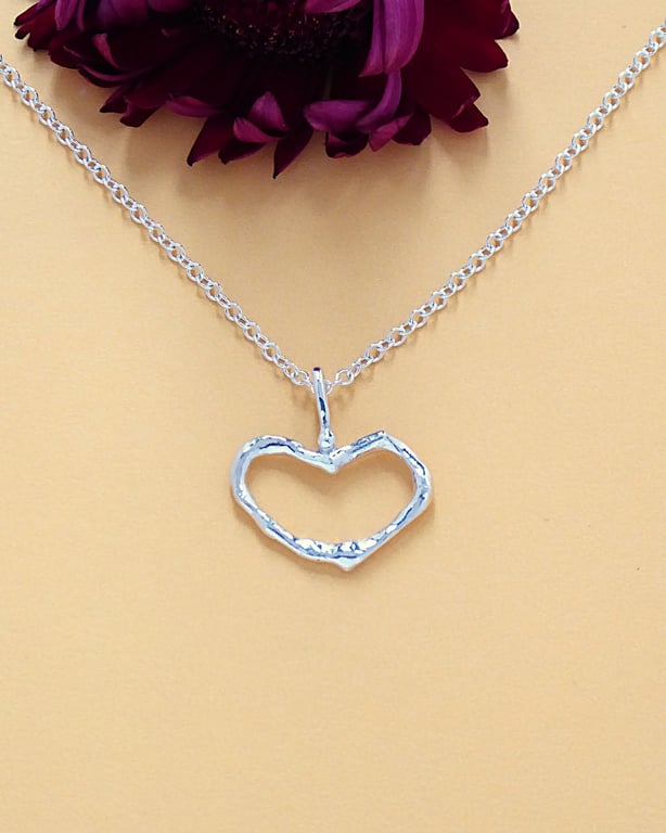 Melted Heart Pendant