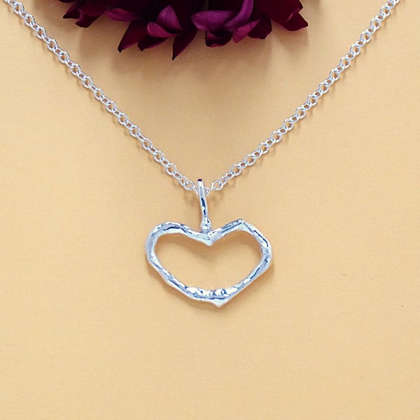 Melted Heart Pendant